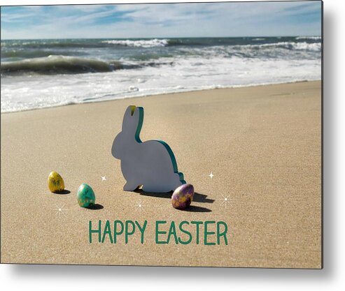 Easter Metal Print featuring the photograph Happy Easter by Alison Frank