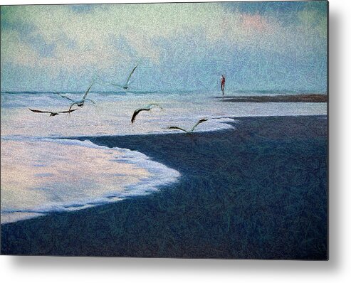 Ocean Metal Print featuring the photograph Hide Tide by Pete Rems