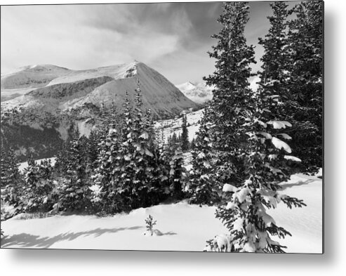 Colorado Metal Print featuring the photograph Hoosier Pass Winter Landscape by Cascade Colors