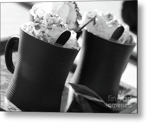 Background Metal Print featuring the photograph Hot Chocolat by Adriana Zoon