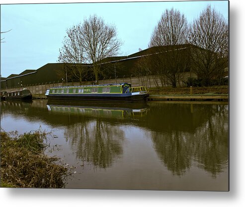 Boats Metal Print featuring the photograph Houseboat by Patrick Kain