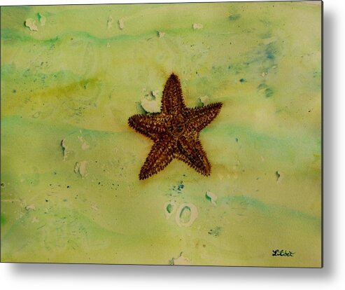 Starfish Metal Print featuring the painting In the Keys by Lil Taylor