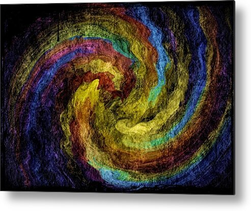 Abstract Metal Print featuring the digital art It's All About Color by Terry Mulligan