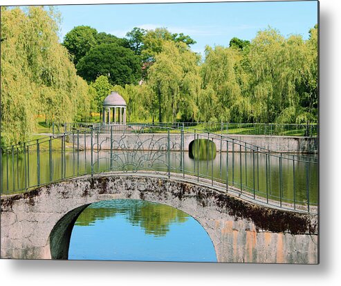 Larz Anderson Park Metal Print featuring the photograph Larz Anderson Park by Jeff Heimlich