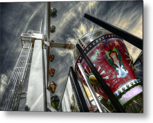 Amusement Metal Print featuring the photograph Launch Pad by Wayne Sherriff