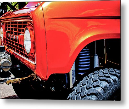 4x4 Metal Print featuring the photograph Lifted Bronco by SR Green