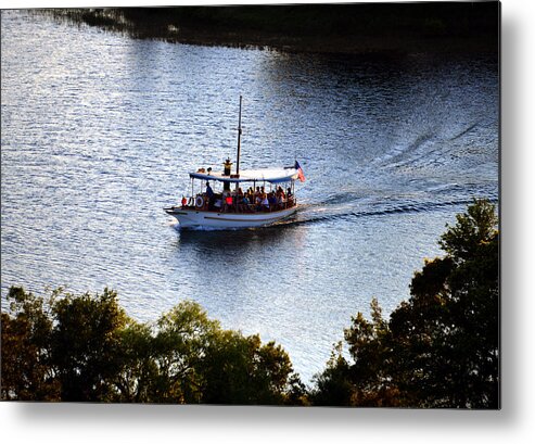 Boat Metal Print featuring the photograph Little boat Bay Lake Florida by David Lee Thompson