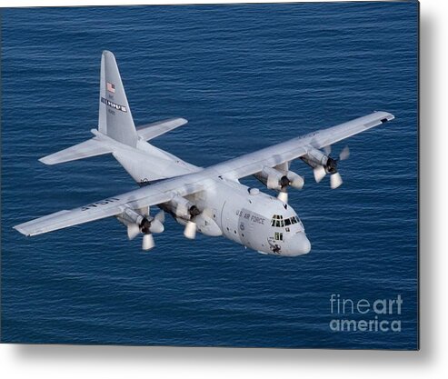Lockheed C 130 Hercules Metal Print featuring the photograph Lockheed C 130 Hercules by Vintage Collectables