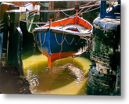 London Metal Print featuring the photograph London Boat by Jim Proctor