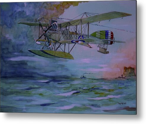 Short 184 Metal Print featuring the painting Low and slow by Ray Agius