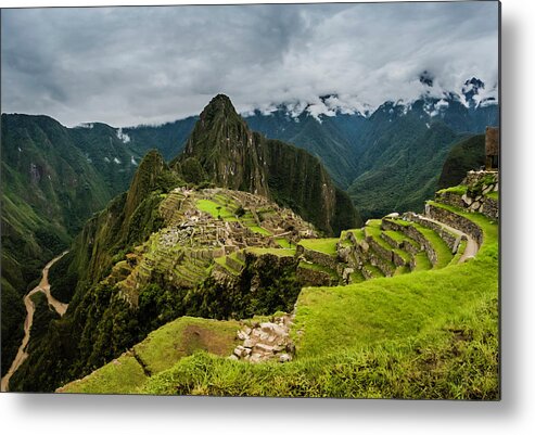 Peru Metal Print featuring the photograph Machu Picchu #1 by John Roach