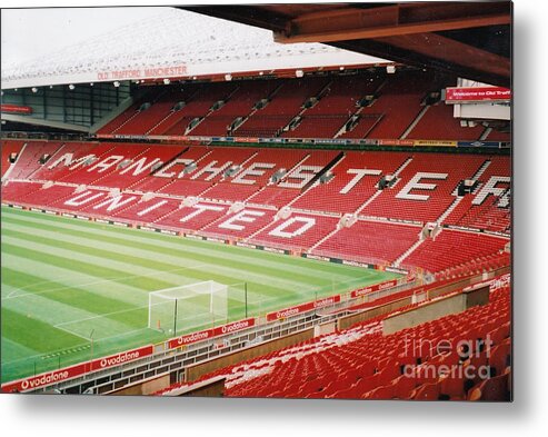  Metal Print featuring the photograph Manchester United - Old Trafford - North Stand 6 - 2001 by Legendary Football Grounds