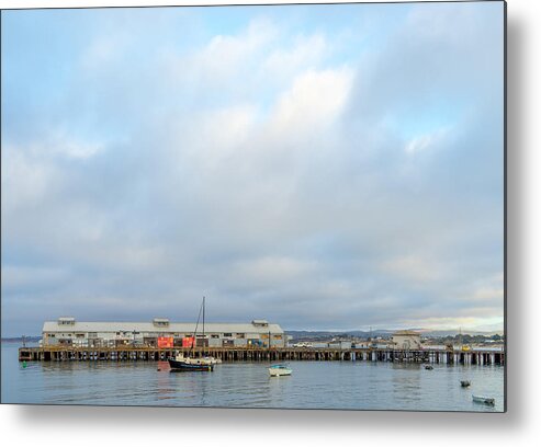 Monterey Metal Print featuring the photograph Monterey's Commercial Wharf by Derek Dean