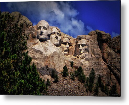 Mount Rushmore Metal Print featuring the photograph Mount Rushmore 008 by George Bostian