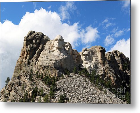 Mount Rushmore Metal Print featuring the photograph Mount Rushmore 8850 8851 Panorama1 by Jack Schultz
