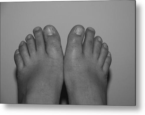 Pop Art Metal Print featuring the photograph My Feet By Hans by Rob Hans