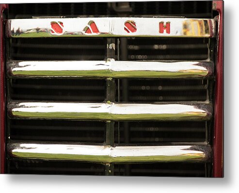 Vintage Metal Print featuring the photograph Nash Grill by Kathleen Messmer