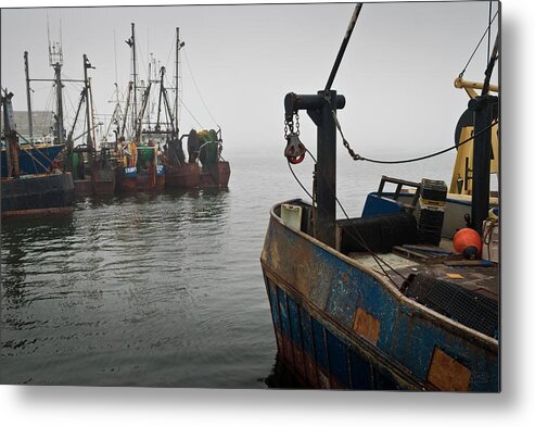 New Bedford Metal Print featuring the photograph New Bedford Waterfront No. 2 by David Gordon