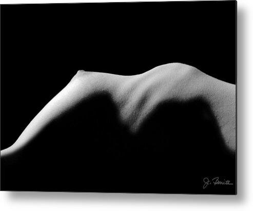 Nude Metal Print featuring the photograph Nude in Contrast by Joe Bonita