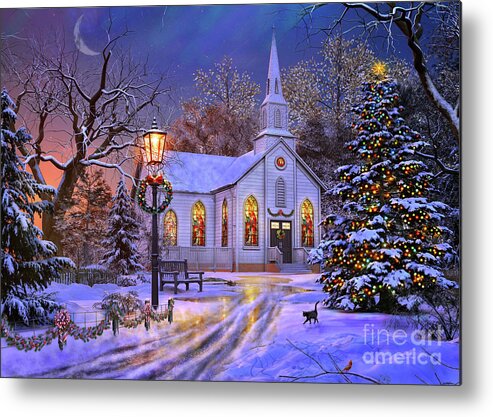 Old Christmas Cottage by MGL Meiklejohn Graphics Licensing