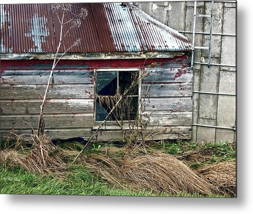 Summer Metal Print featuring the photograph Old Pump House by Wild Thing