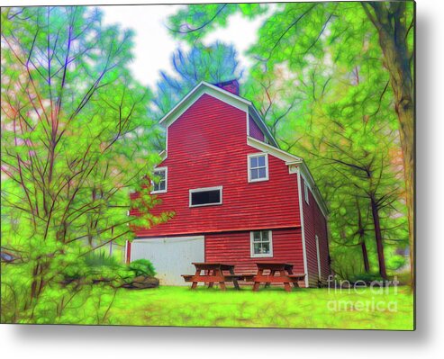 Out In The Country Metal Print featuring the photograph Out in the country by Jim Lepard