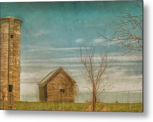 Barn Metal Print featuring the photograph Out on the Farm by Pamela Williams
