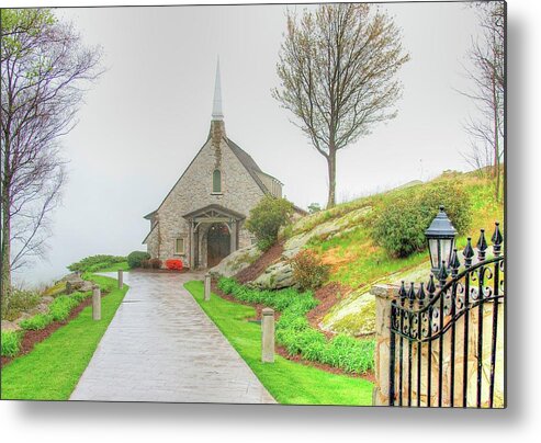 Glassy Mountain Metal Print featuring the photograph Painterly Chapel at Glassy by Blaine Owens