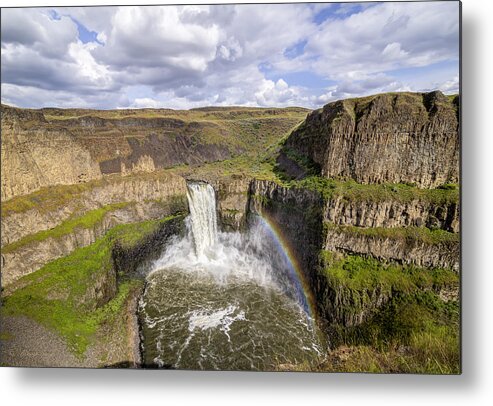 Waterfall Metal Print featuring the photograph Palouse Falls #1 by Albert Seger
