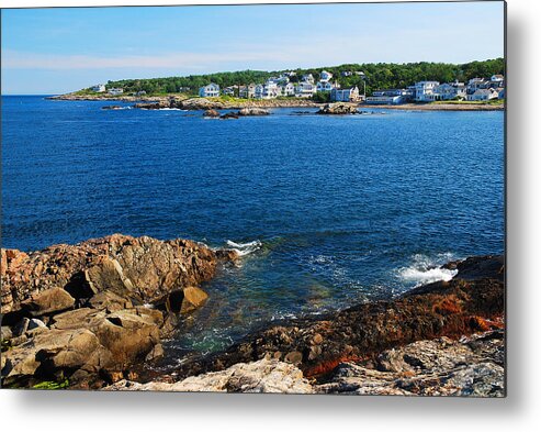 Perkins Metal Print featuring the photograph Perkins Cove by James Kirkikis
