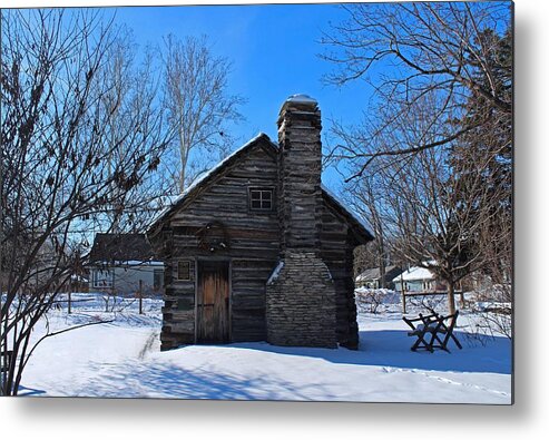 Peter Navarre Metal Print featuring the photograph Peter Navarre Cabin I by Michiale Schneider