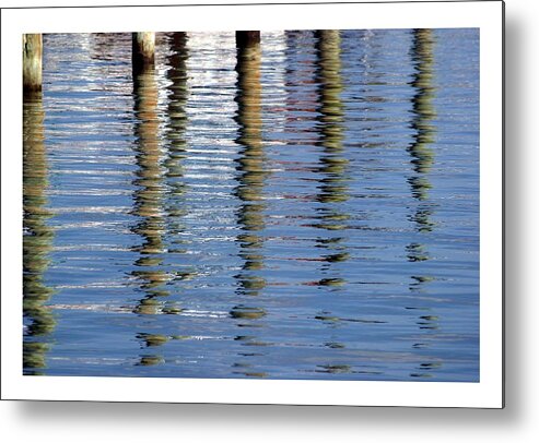  Metal Print featuring the photograph Pilings Beaufort NC by Phil Mancuso