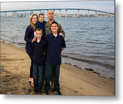  Metal Print featuring the photograph Porter family on base #3 by Mindy Musick King