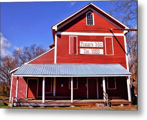 Praters Mill Metal Print featuring the photograph Praters Mill 003 by George Bostian