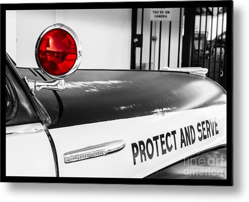 Protect And Serve Metal Print featuring the photograph Protect and Serve by Imagery by Charly