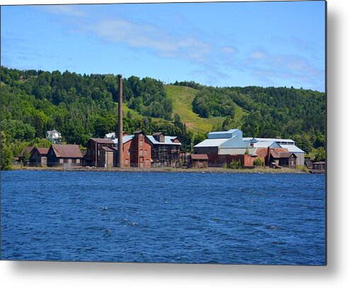Keweenaw Metal Print featuring the photograph Quincy Smelting Works by Keith Stokes