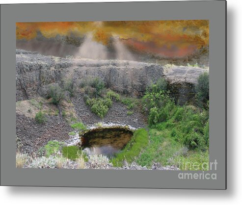 Field Metal Print featuring the photograph Rare Light by Rich Collins