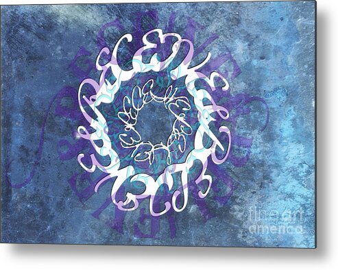 Receive And Believe Metal Print featuring the digital art Receive and Believe 1 by Christine Nichols