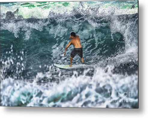 Beach Metal Print featuring the photograph Ride On Through by Eye Olating Images