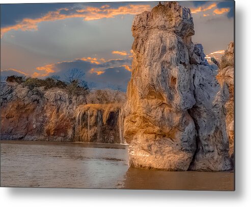 Vanishing River Cruise Metal Print featuring the photograph River Cruise by G Lamar Yancy