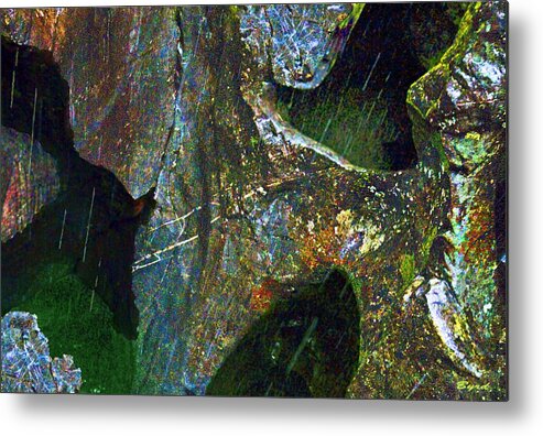 Rock Metal Print featuring the photograph Rock of the Rainforest by Christopher Byrd