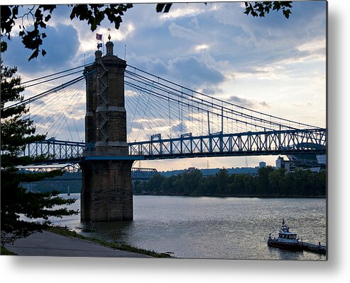 Ohio River Metal Print featuring the photograph Roebeling by Russell Todd