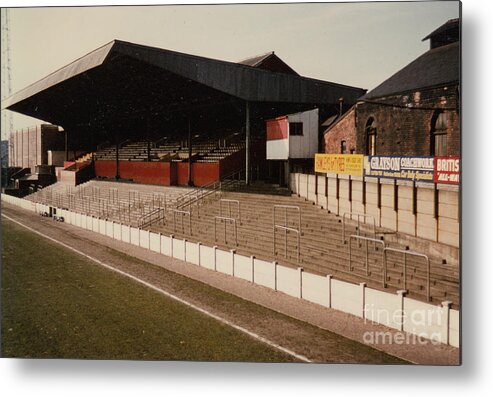  Metal Print featuring the photograph Rotherham - Millmoor - Main Stand 1 - 1970s by Legendary Football Grounds