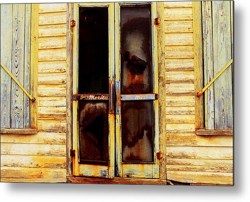 Fine Art Metal Print featuring the photograph Rough Exterior 2 by Rodney Lee Williams