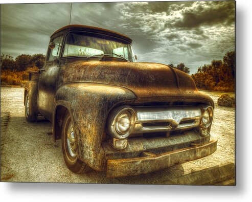 Rust Metal Print featuring the photograph Rusty Truck by Mal Bray