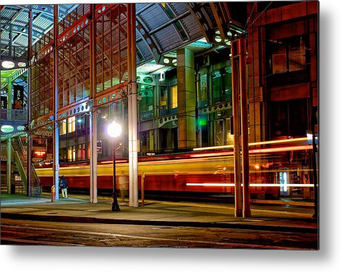 Building Metal Print featuring the photograph San Diego Trolley Station by Donald Pash