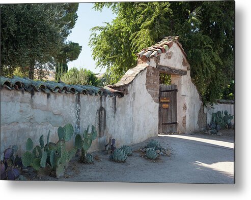 Photograph Metal Print featuring the photograph San Miguel Cemetery II by Suzanne Gaff