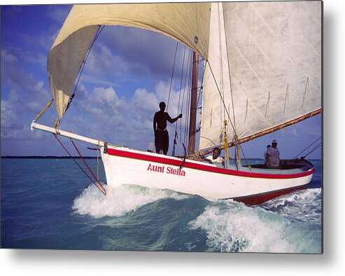 Belize Metal Print featuring the photograph Aunt Stella by Gary Felton