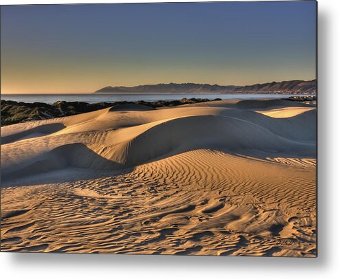 California Metal Print featuring the photograph Serenity in the Dunes by Cheryl Strahl