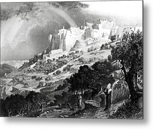 Bethlehem Metal Print featuring the photograph Shining Light by Munir Alawi